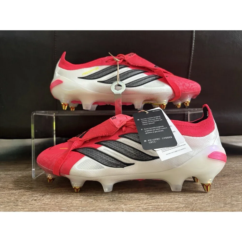 Adidas Predator Elite FT SG Soccer Cleats Lucid Red Black Men’s Sz 11.5 JS0381